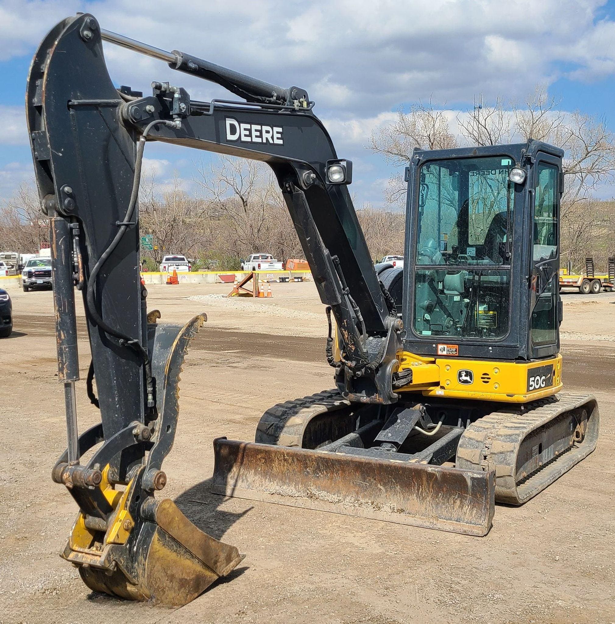 2019 John Deere 50G Mini Excavator listing photo