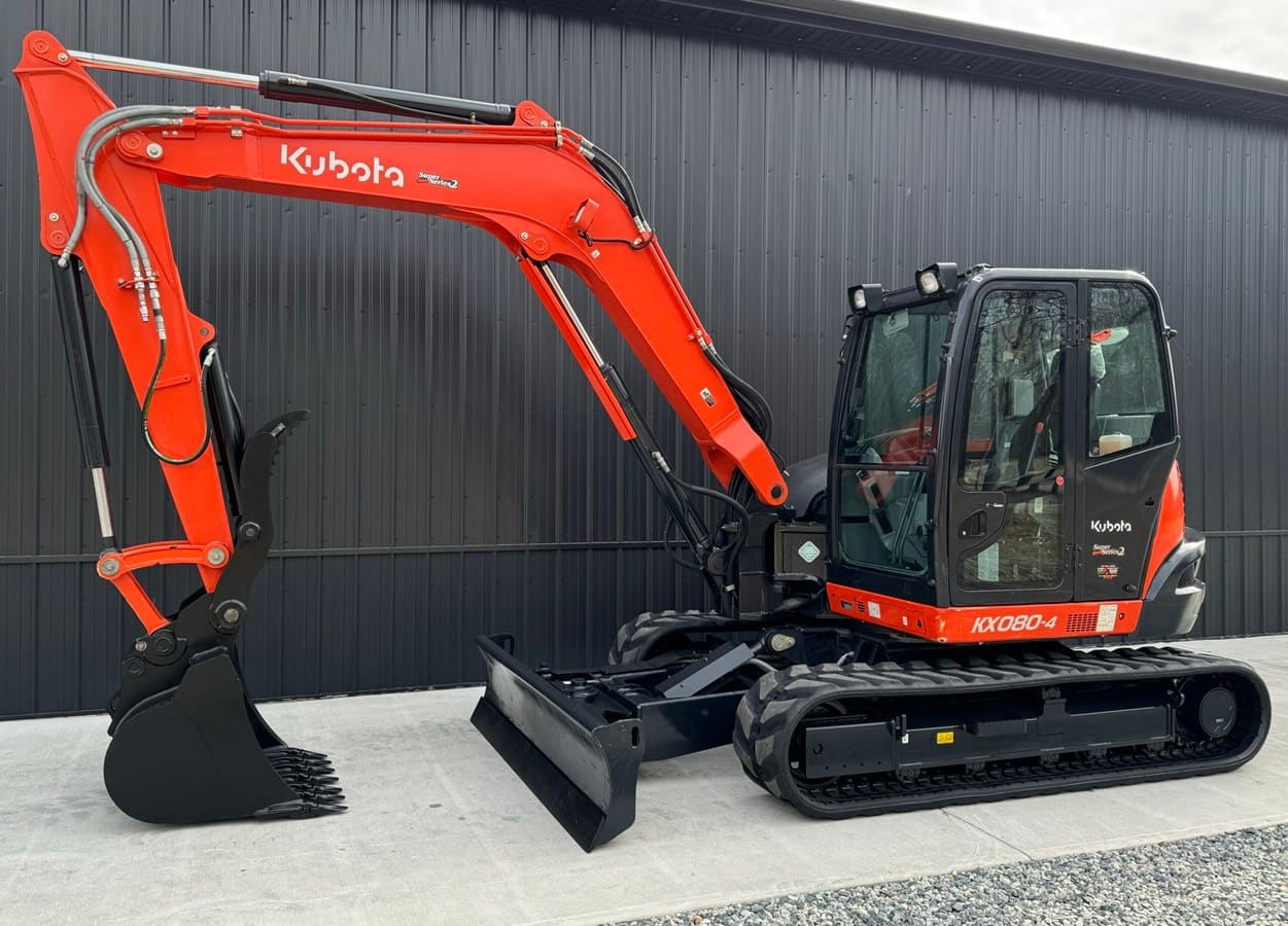 2021 Kubota KX080-4 Excavator Clean! listing photo — photo 1 of 19