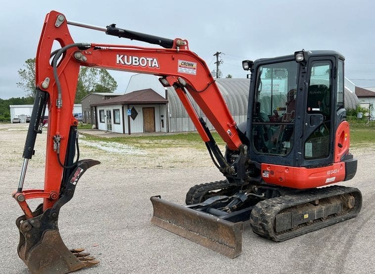 2018 Kubota KX040-4 Mini Excavator - Only 1,346 Hours  - Clean ! listing photo