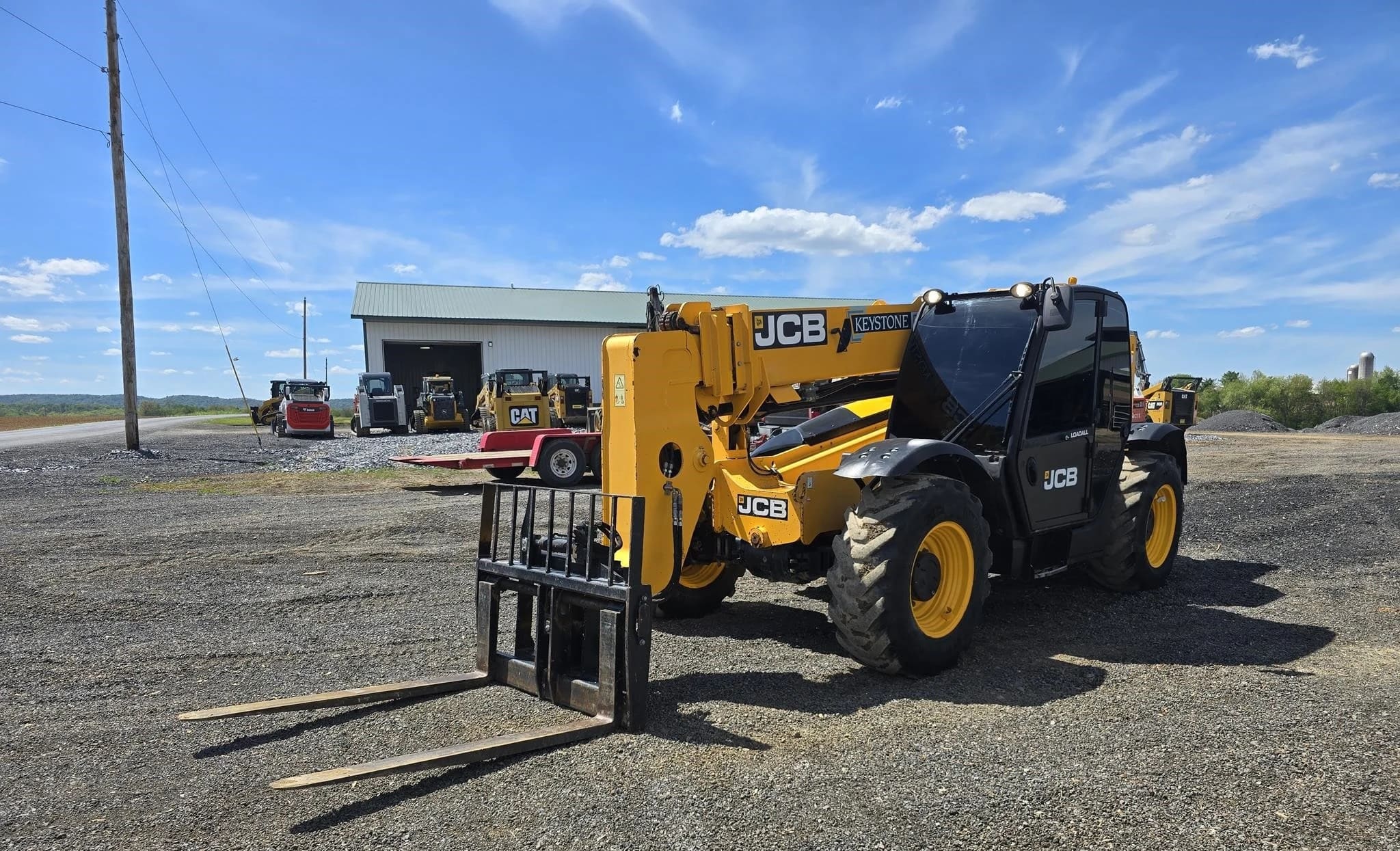 2015 JCB 507-42 TELEHANDLER 4WD ENCLOSED CAB listing photo