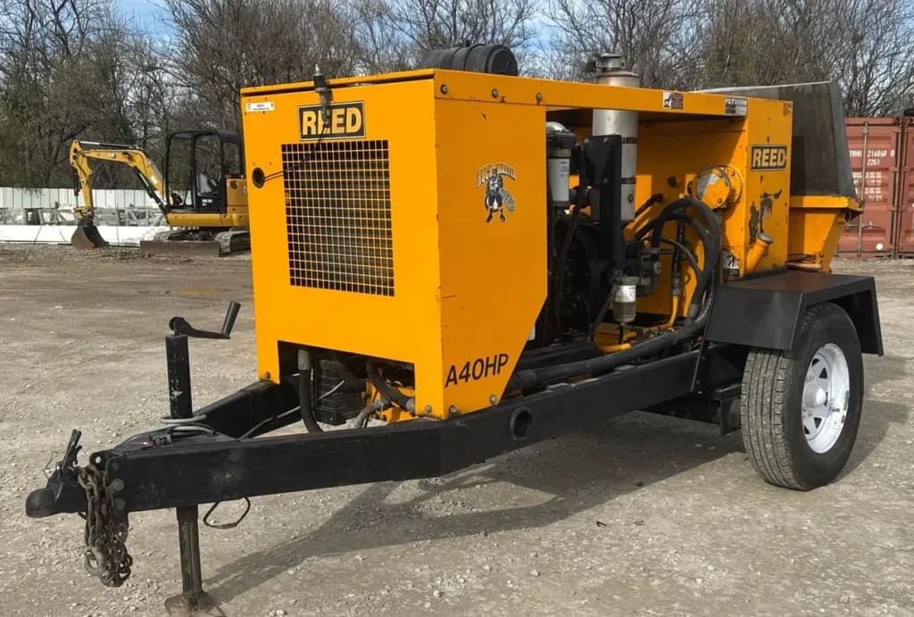 2014 Reed A40HP concrete pump listing photo
