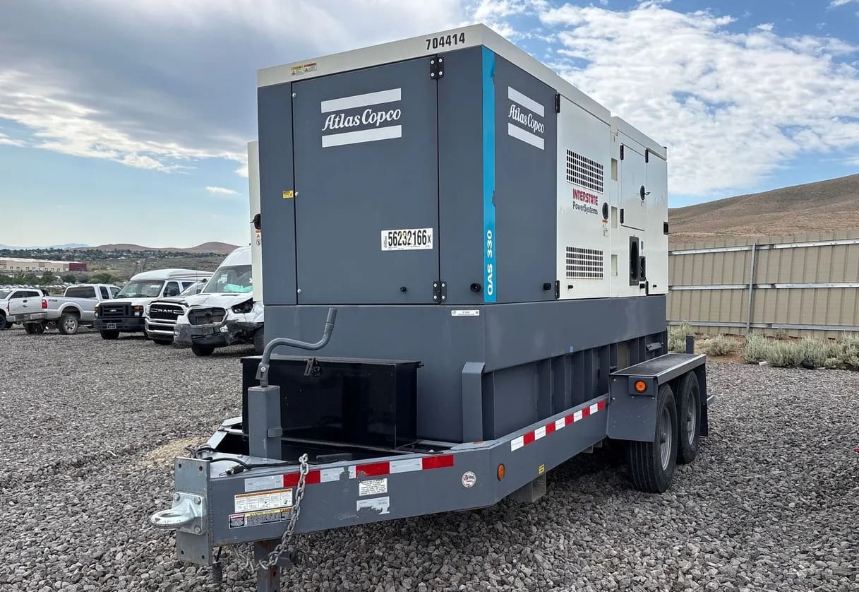 2021 Atlas Copco QAS 330JD generator listing photo